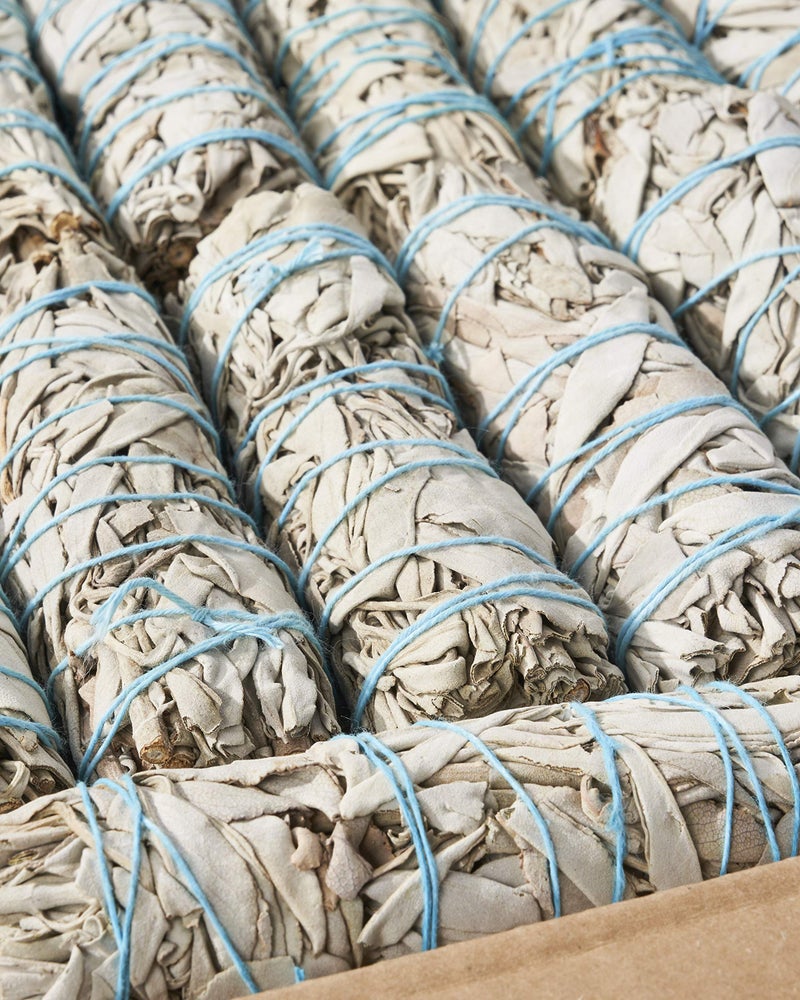 BLUE RIVER SAGE 50 White Sage Smudge Sticks 4"" ~ Sustainably Harvested ~ for Cleansing & Smudging with Instructions (4"" 50 Pack) - Image 5